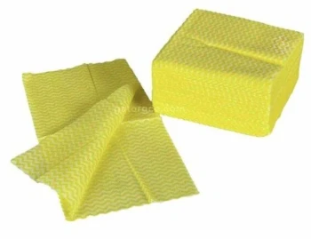 Disposable J-Cloth - 33 x 33 cm - 50 Pcs / Pkt -36 pkt / Box - Yellow