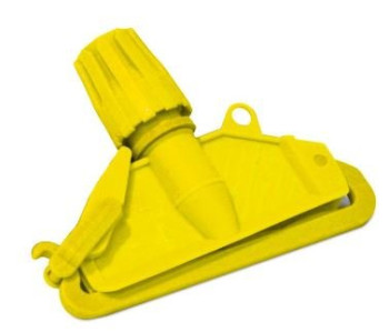 Plastic Mop Holder - Mop Clip - Yellow