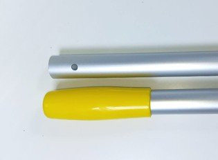 Aluminum Mop Handle Heavy Duty - Yellow Head - 150 Cm