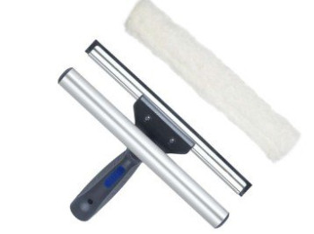Heavy Duty Stainless Steel Glass Wiper with Applicator - 35 cm