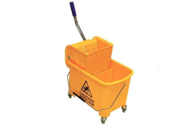 Mop Bucket with Squeezer - 20 Ltr - Yellow