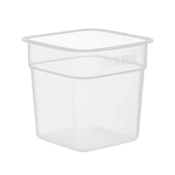 Cambro, Storage Container, Polypropylene, Transparent, 1 qt