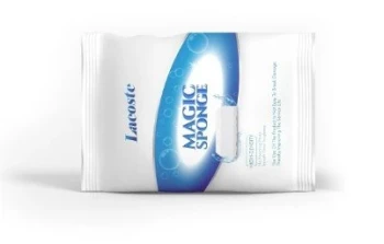 Lacoste - Magic Sponge (2 Pcs / Pkt) - 10 x 6.5 x 2.5 cm - White