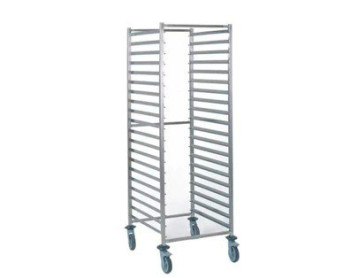 Stainless Steel GN Trolley - 1/1 (53 x 32 cm) Container - 16 Layer