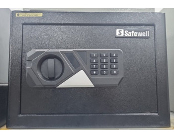 S Safewell - Safe Loceker - 25 x 35 x 25 Cm - Black