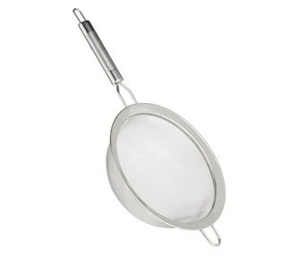 Single Fine Mesh Strainer - Steel Handle - 28 Cm