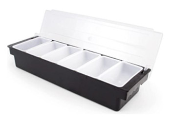 Condiment Holder 6 Compartment -50 x 16 x 9.5 Cm