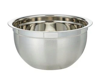 SS German Mixing Bowl - Ø18 x H8.5 Cm