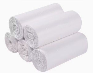 Garbage Bag (50 Pcs Bundle) - 15 Micron - 45 x 65 Cm - White