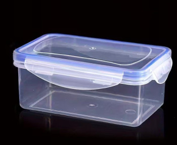 Rectangular Plastic Container with lockable lid - 1.4 Ltr