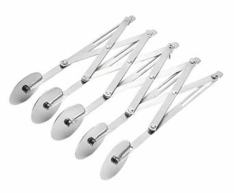 Stainless Steel 5 Divider Expandable Dough Cutter