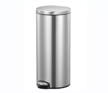 EKO - Stainless Steel Garbage Bin - Round - 64 x 36 Cm - 30 Ltr