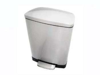 Stainless Steel Garbage Bin - Rectangular - 33 x 46.5 x 64 Cm - 50 Ltr