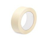 Masking Tape, 2 Inch x 45 Yard Roll, Cream - 24 Pcs / Box