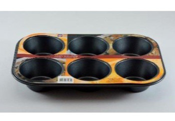 6 Cup Mini Muffin Pan, Home Maker - Cup Dia 9 cm