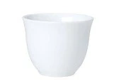 White Ceramic Arabic Gava Cup  - 12 Pcs in Box