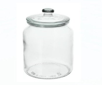 IKEA -Glass Jar with lid 1.9 L