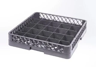 Glass Rack - Gray	25 Compartment