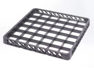 Glass Rack Extensions - Gray 36 Compartment