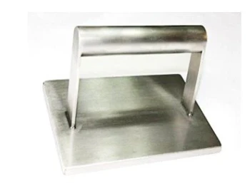 Stainless Steel Burger Press squire  size - 20 x 25 Cm
