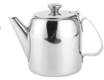 Stainless Steel Coffee / Tea Pot (kettle) with short spout	- 600 ML