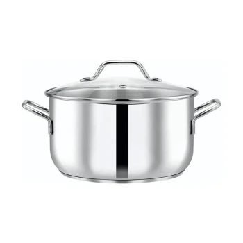 Pradeep, Cast Iron Cookware, Cookpot, 1.7 L Capacity, Glass Lid
