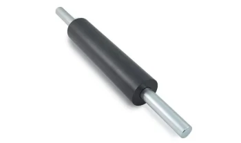Carbon Steel Rolling Pin Non-Stick Surface - Removable Handle - 48 Cm