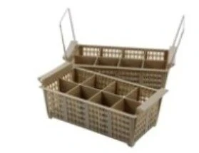Plastic Cutlery Basket 8 Compartment - 130 H x 210 W x 425 D mm