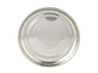 RAJ - Steel Silver Touch Thali - 40 Cm