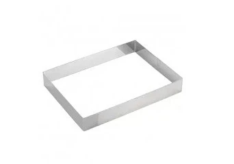 Stainless Steel Square Cake Ring _ 8.5 x 8.5 x H 6 Cm