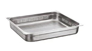 SS GN Container 2/1 x 6.5 Cm deep Perforated