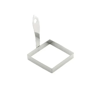 Lacor, Egg Ring, Stainless Steel, Square, 8.5 cm