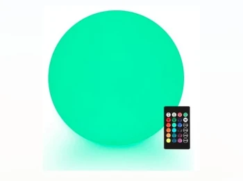 RGB Rechargeable lamp, Remote  control multi colors (MOON BALL 20 CM )