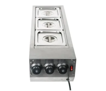 Chocolate Heated-gn 1/6 x 100 mm 220-240 v / 50 hz / 2 kw. HW-23 - 220 x 660 x 160 mm