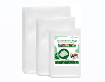 Casilda Vacuum Sealer Food Bags Pack of 100 - 15 x 25(50) + 20 x 30(25) + 25 x 35(25) cm)