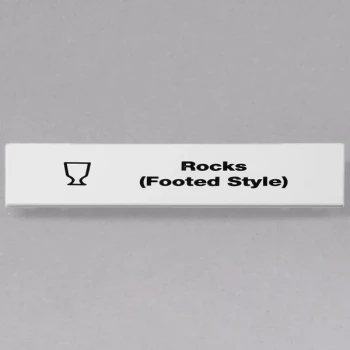 Cambro CECRF6000 Camrack Rocks (Footed Style) Extender ID Clip - 6/Pack