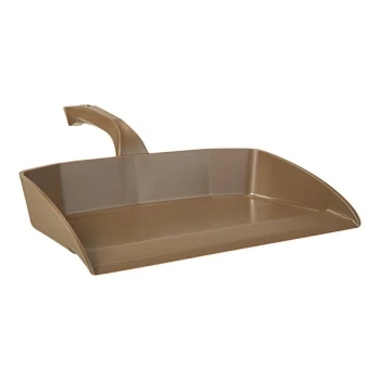 Vikan 566066 11 5/8" Brown Dustpan