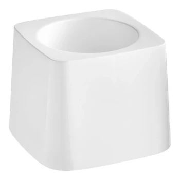 Rubbermaid® FG631100WHT 5" White Toilet Bowl Brush Holder