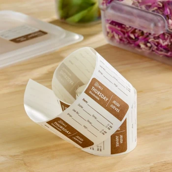 Noble Thursday 2" x 2" Dissolvable Day of the Week Label - 250/Roll