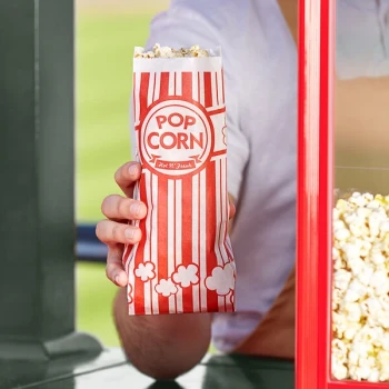 Carnival King 3 1/2" x 2 1/4" x 8 1/4" 1 oz. Popcorn Bag - 1,000/Case