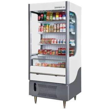 Beverage-Air VMHC12-1-W VueMax 35" White Air Curtain Merchandiser