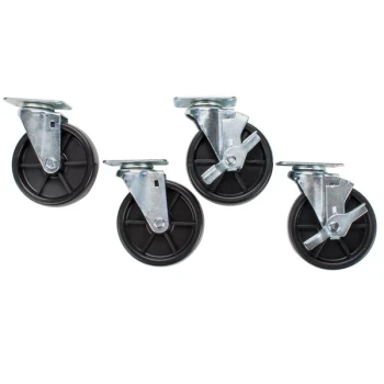 5 inch Casters for Floor Fryers - 4/Set