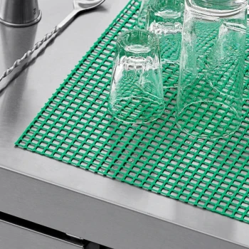 Choice 2' x 40' Green Plastic Mesh Shelf Liner