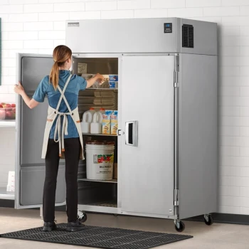 Delfield 6051XL-S 51 1/8" Two Section Full Door Reach-In Refrigerator - 115V