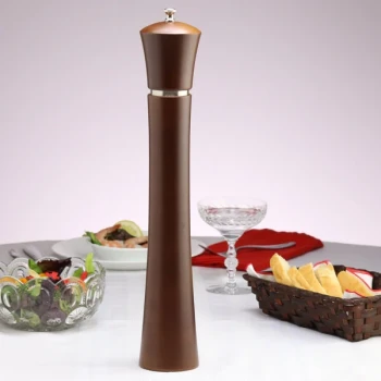 Chef Specialties 17882 Professional Series Pueblo 17" Wood Customizable Salt Mill