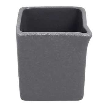RAK Porcelain Neo Fusion 2.7 oz. Stone Gray Porcelain Creamer - 12/Case