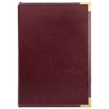 H. Risch, Inc. SEV-6V Seville 5 1/2" x 8 1/2" Customizable 6 View Menu Cover