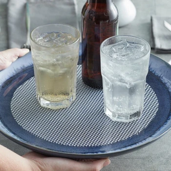 American Metalcraft BTTL9 9 1/2" Clear Non-Slip Bar Tray Liner
