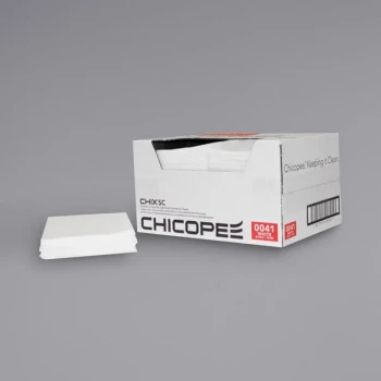 Chicopee 0041 Chix® SC 13" x 21" White Standard-Duty Foodservice Towel - 150/Case