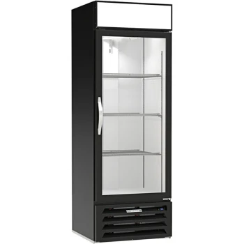 Beverage-Air MMF19HC-1-BB MarketMax 27 1/4" Black Merchandising Freezer with Black Interior